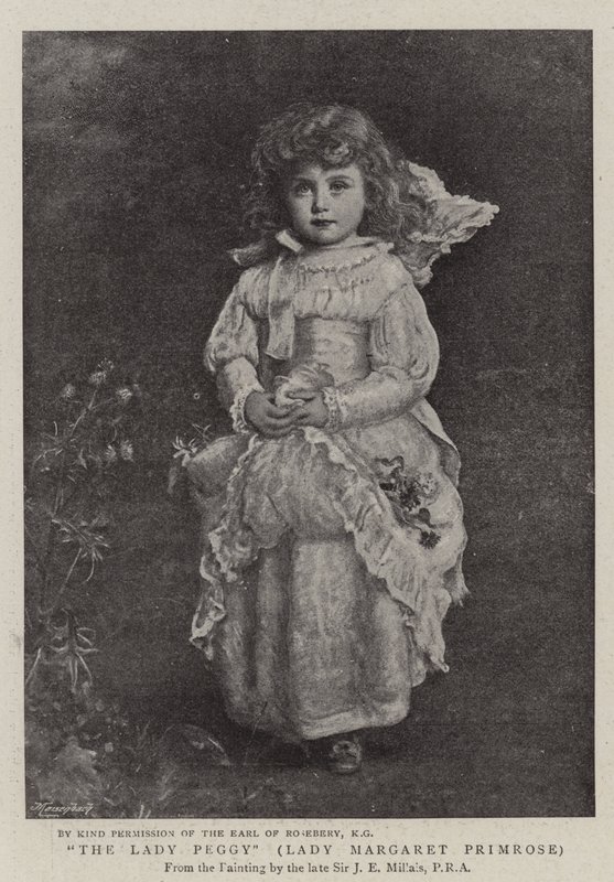 La Dame Peggy, Lady Margaret Primrose - John Everett Millais