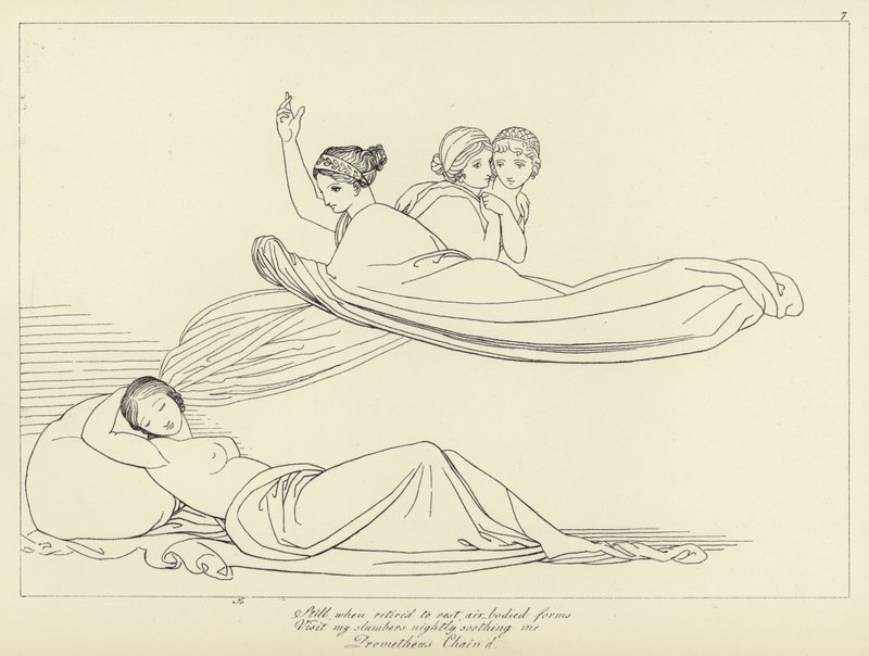 Prométhée enchaîné - John Flaxman