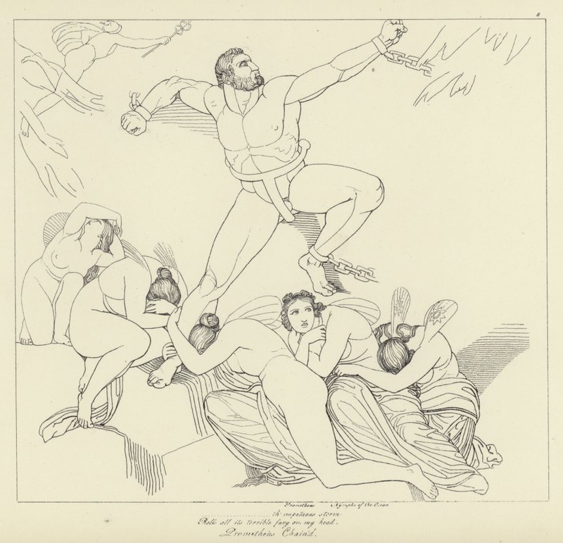 Prométhée enchaîné - John Flaxman