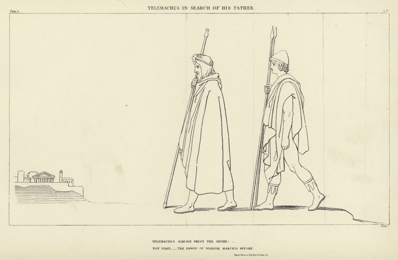 Télémaque à la recherche de son père - John Flaxman