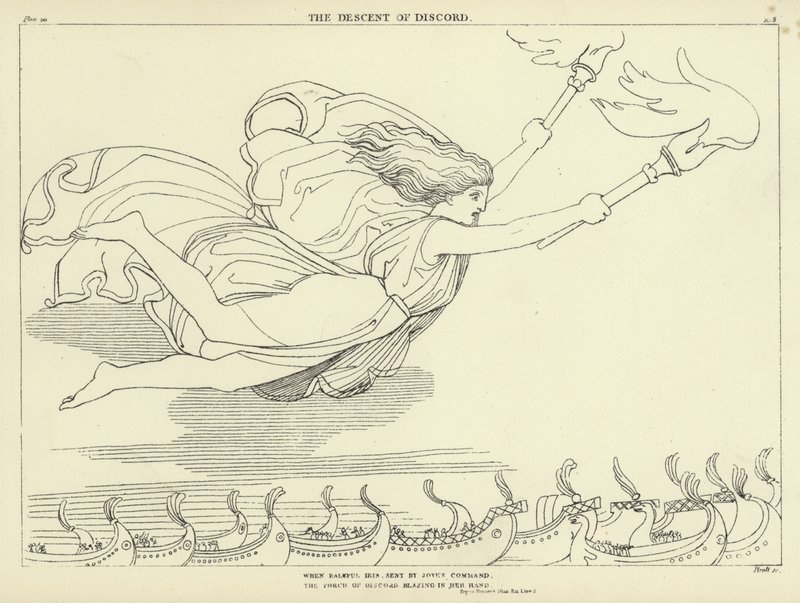 La Descente de la Discorde - John Flaxman