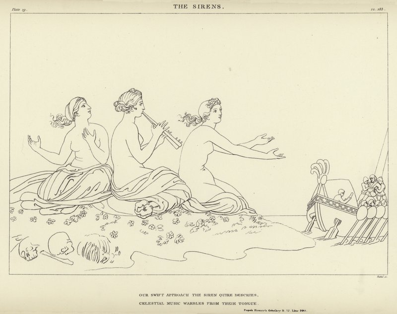Les Sirènes - John Flaxman