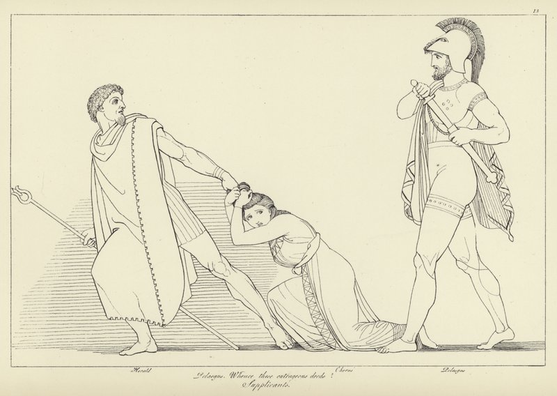 Les suppliants - John Flaxman