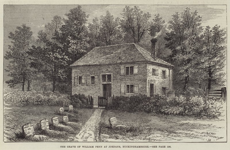 La Tombe de William Penn à Jordans, Buckinghamshire - John Gilbert