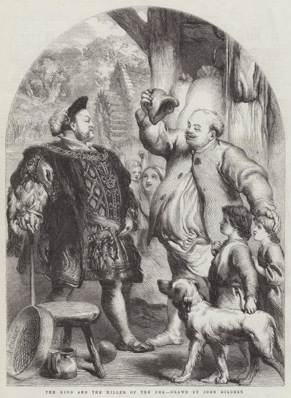 Le roi et le meunier de Dee - John Gilbert