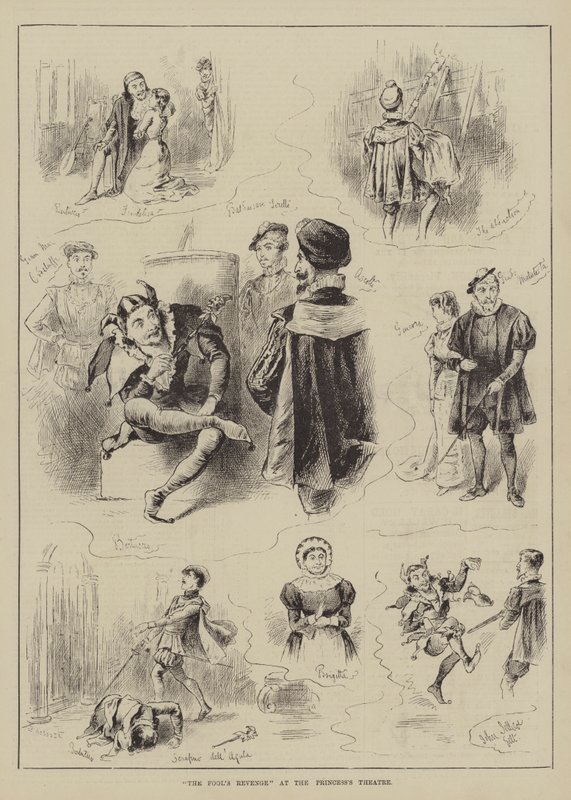 La vengeance du fou au théâtre de la princesse - John Jellicoe
