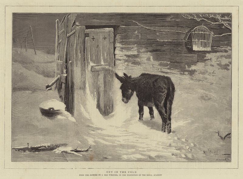 Dehors dans le froid - John MacWhirter