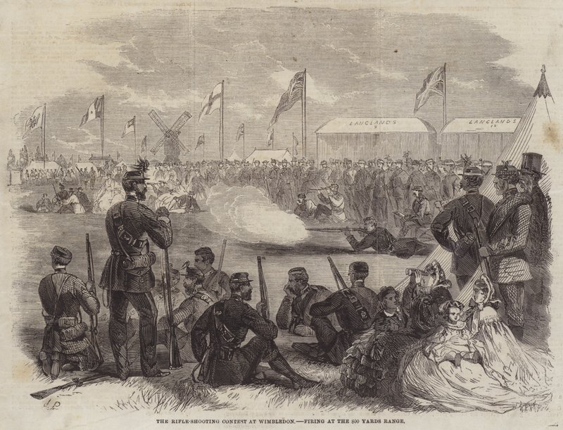 Le Concours de Tir à la Carabine à Wimbledon, Tir à 800 Yards - John Palmer