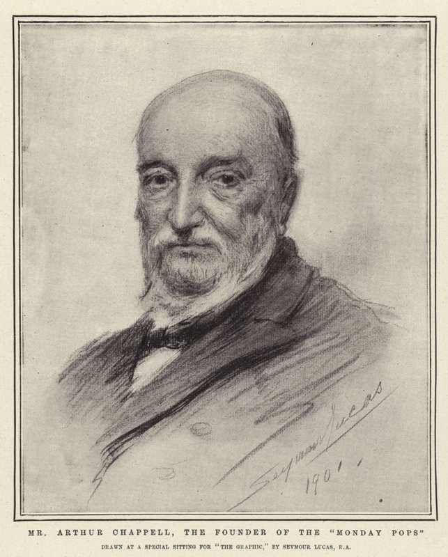 M. Arthur Chappell, le fondateur des Monday Pops - John Seymour Lucas