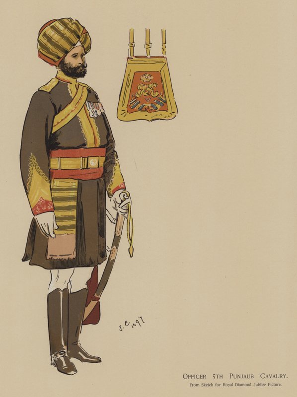 Officier du 5e Cavalerie du Punjab - John (after) Charlton