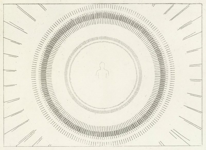 La vision béatifique, Paradis, Chant 33 (gravure) - John (after) Flaxman