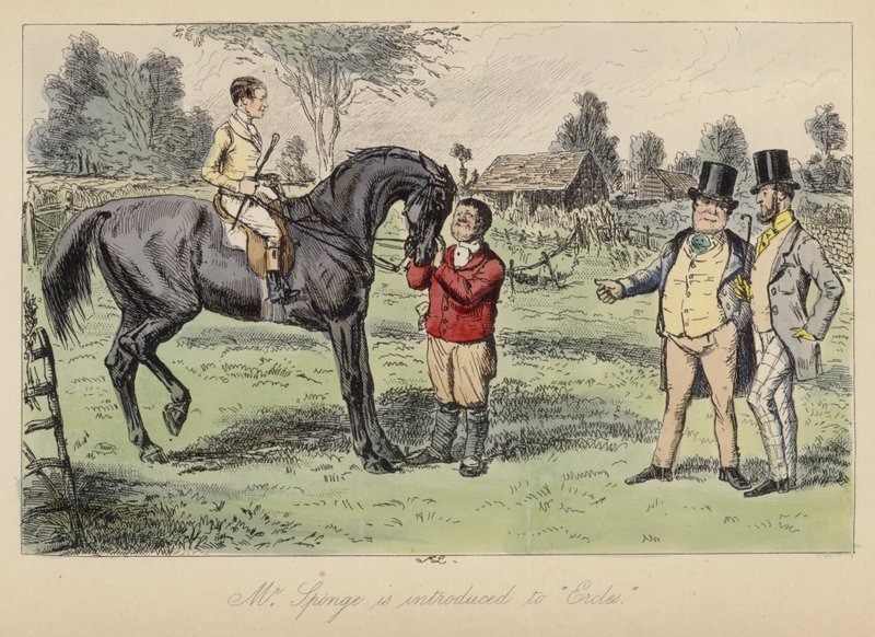 Illustration de John Leech pour Mr Sponge