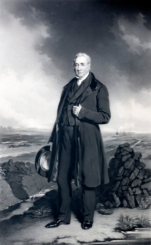George Stephenson, ingénieur anglais et pionnier du chemin de fer - John (after) Lucas