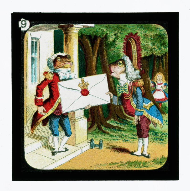 Alice au pays des merveilles, diapositives colorées - John (after) Tenniel