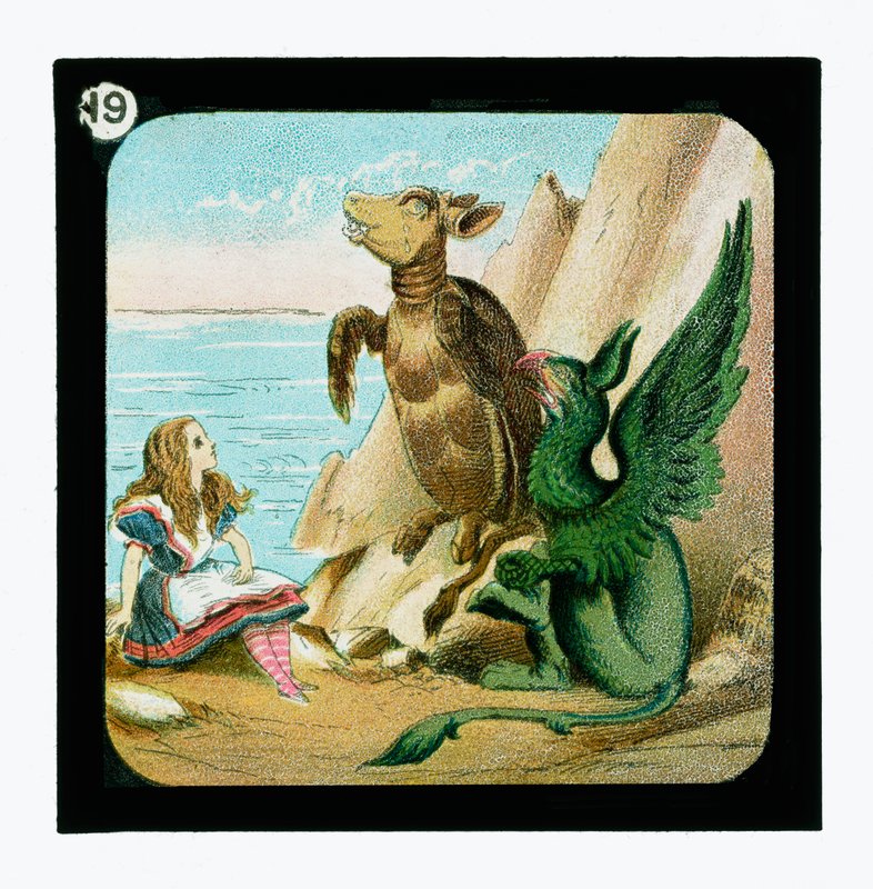 Alice au pays des merveilles, diapositives colorées - John (after) Tenniel