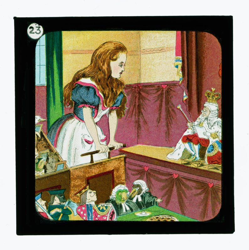 Alice au pays des merveilles, diapositives colorées - John (after) Tenniel