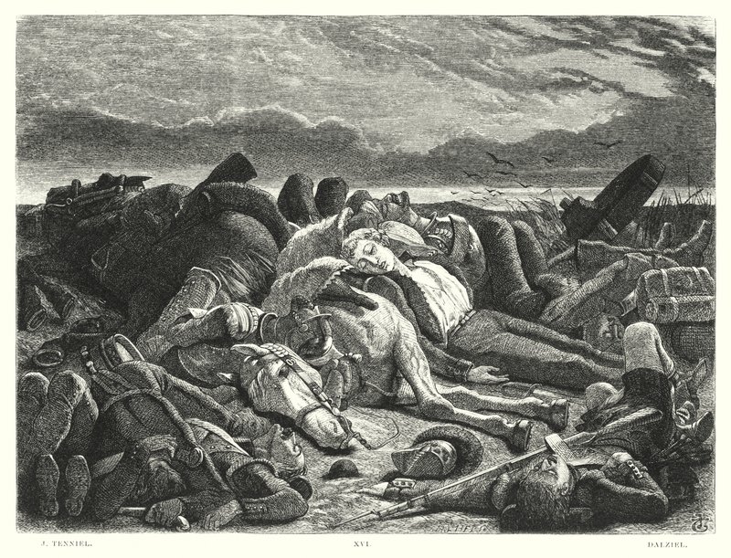 Childe Harold de Lord Byron, Chant III, Strophe 28 (gravure) - John (after) Tenniel