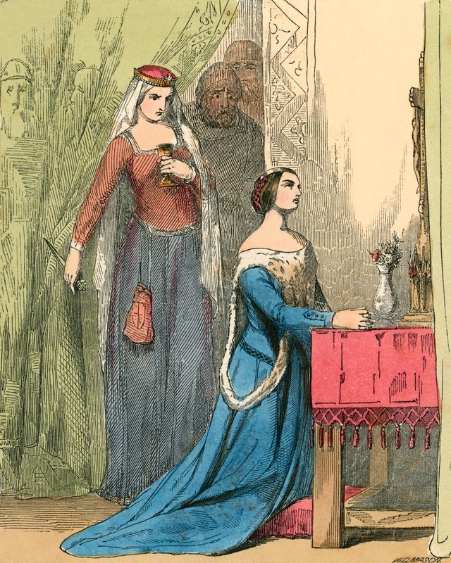 La reine offrant le poison à la belle Rosamonde - John Absolon