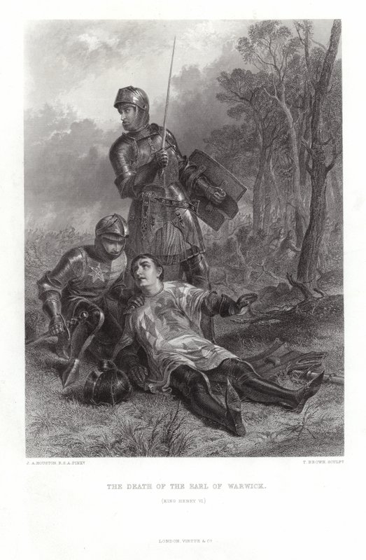 La Mort du Comte de Warwick - John Adam P. Houston