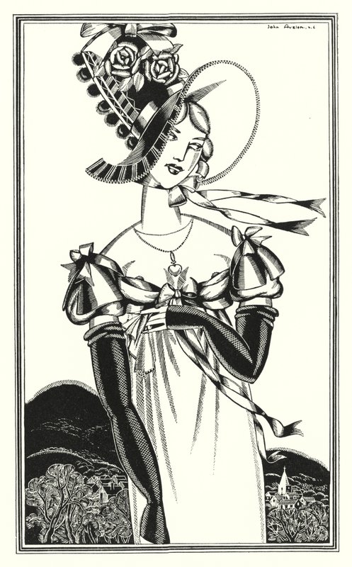 Illustration pour Don Juan de Lord Byron : Un bonnet, que le beau sexe porte - John Austen