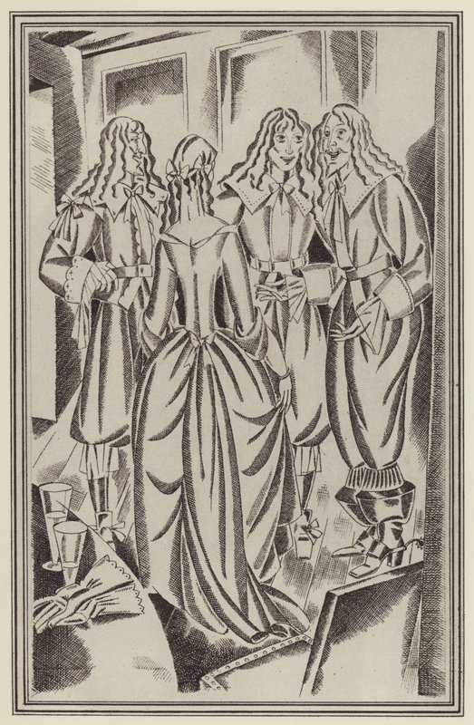 Illustration pour Moll Flanders par Daniel Defoe - John Austen