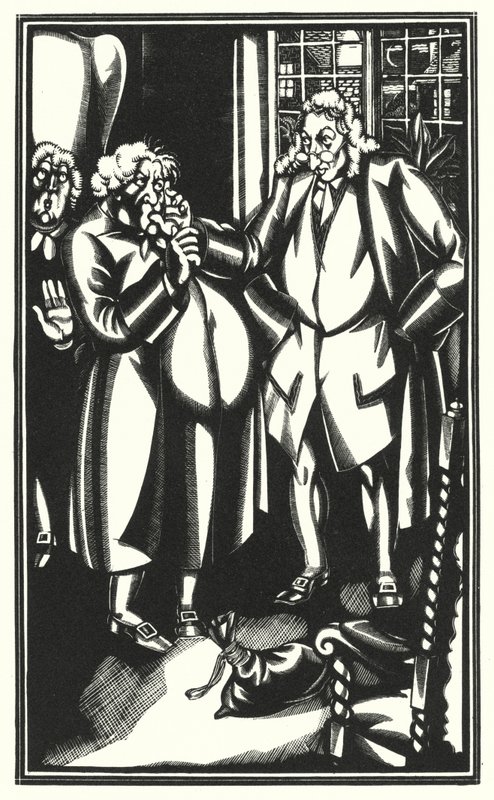 Illustration pour Tristram Shandy de Laurence Sterne - John Austen