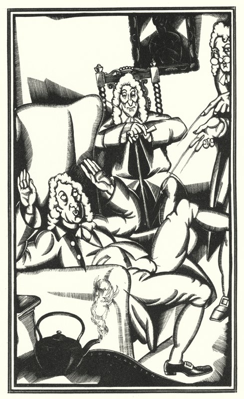 Illustration pour Tristram Shandy de Laurence Sterne - John Austen