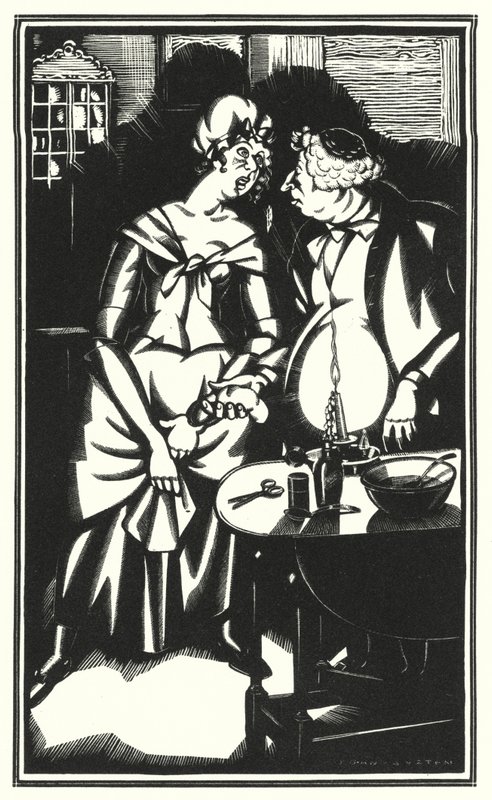 Illustration pour Tristram Shandy de Laurence Sterne - John Austen