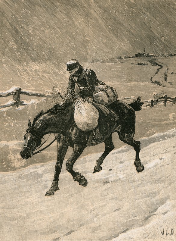 Le facteur de Noël - John Charles Dollman