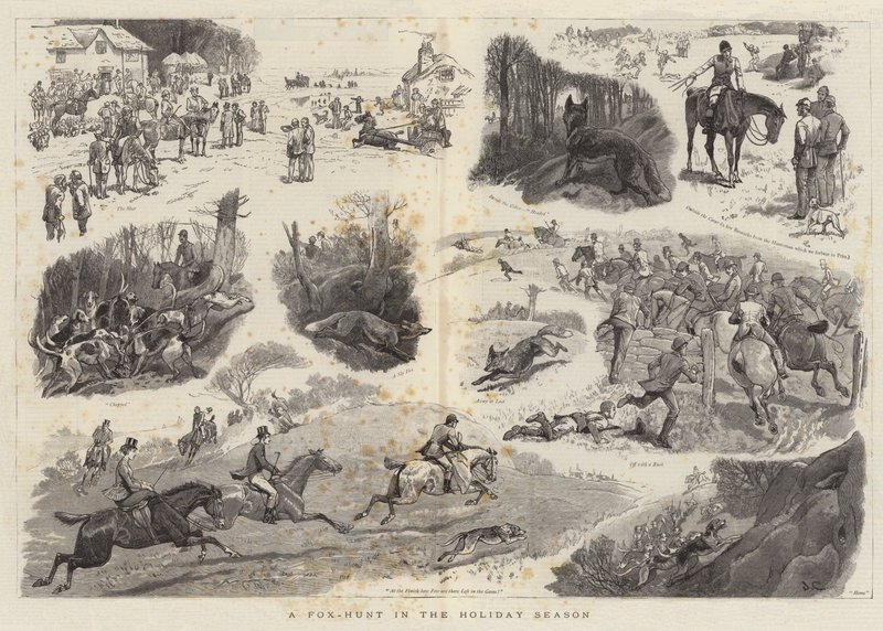 Une chasse au renard pendant la saison des fêtes - John Charlton