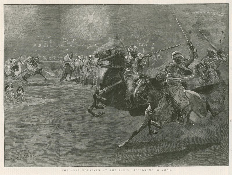 Les cavaliers arabes à l