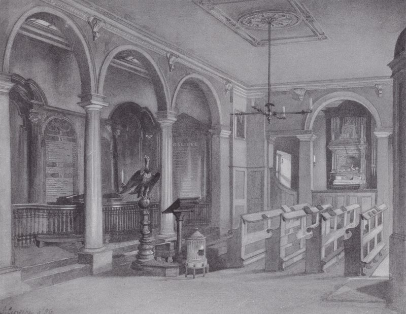 Londres perdu : Les maisons de charité de Lady Dacre, La Chapelle - John Crowther