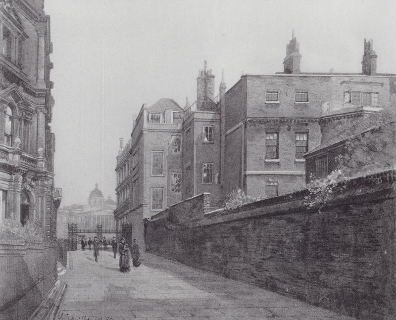 Londres perdu : Passage dans Spring Gardens de Trafalgar Square au Mall - John Crowther