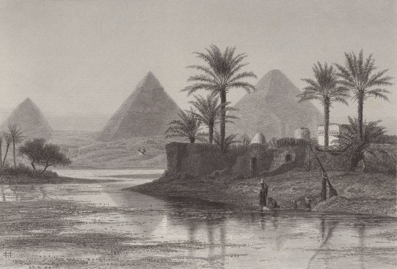 Pyramides de Gizeh - John Douglas Woodward