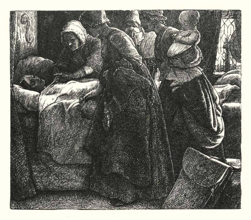 Le Seigneur de Burleigh - John Everett (after) Millais