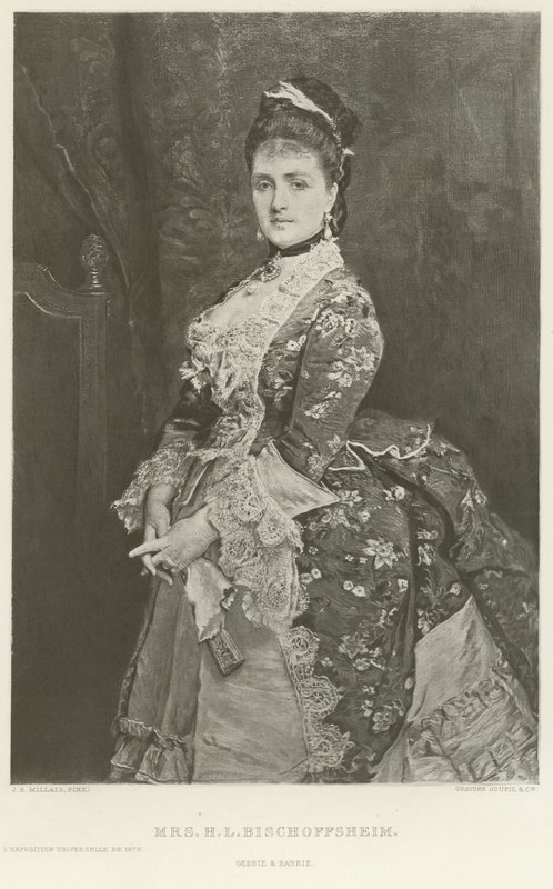 Mme H L Bischoffsheim (gravure) - John Everett Millais