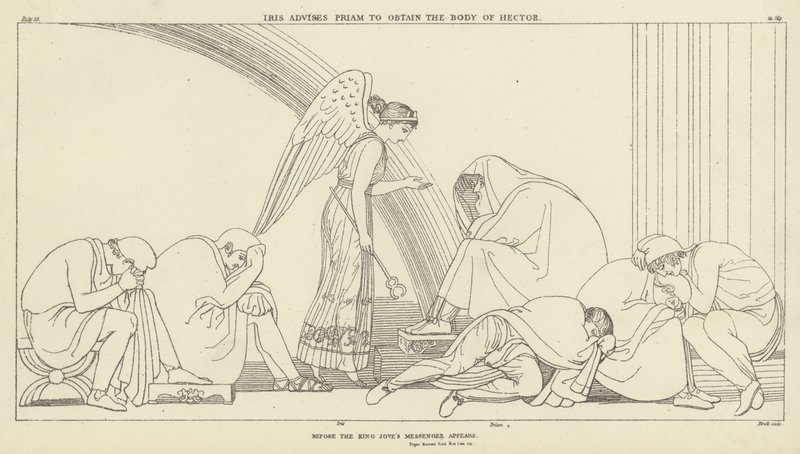 Iris conseille à Priam de récupérer le corps d