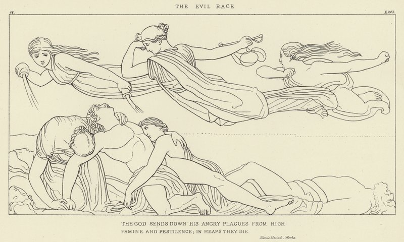 La race maléfique - John Flaxman