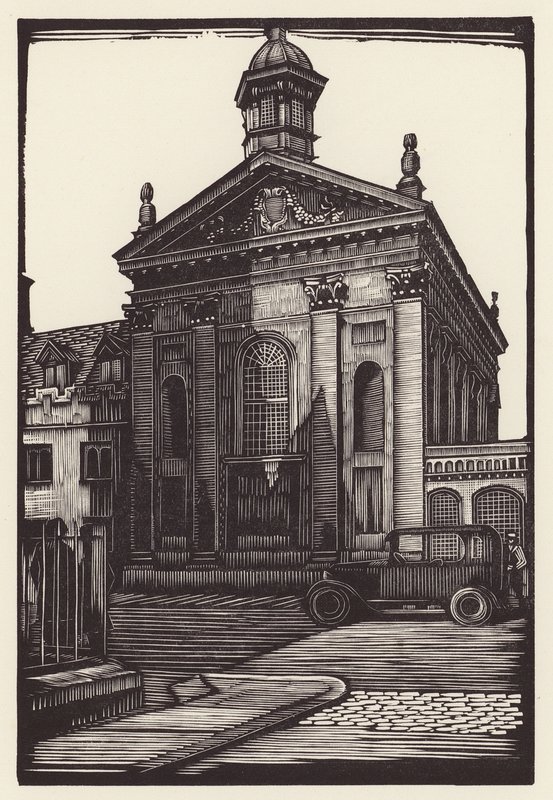 Cambridge : Pembroke (gravure sur bois) - John Frederick Greenwood