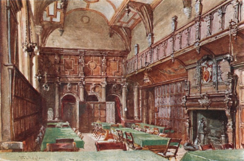 Salle élisabéthaine dans la Chartreuse - John Fulleylove