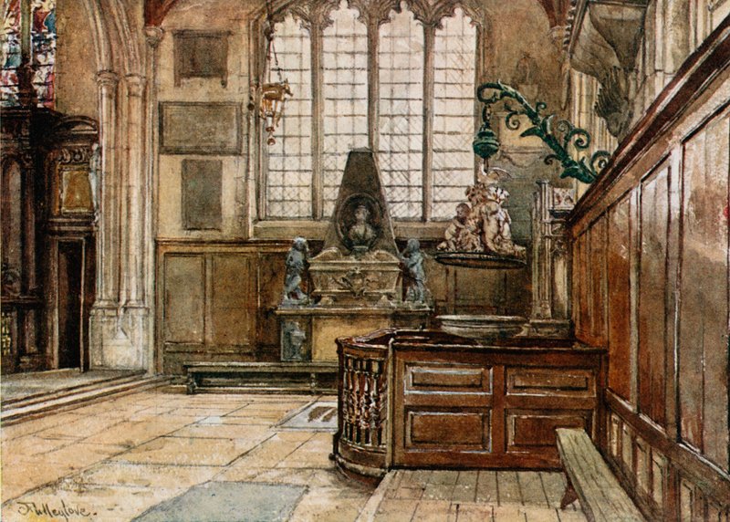 Intérieur de Allhallows, Barking-by-the-Tower - John Fulleylove