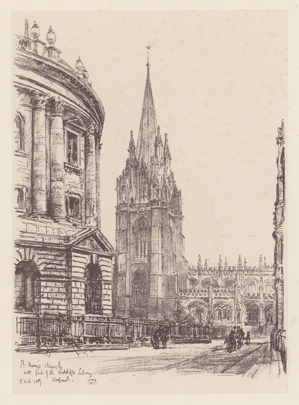 Oxford : Église Sainte-Marie - John Fulleylove