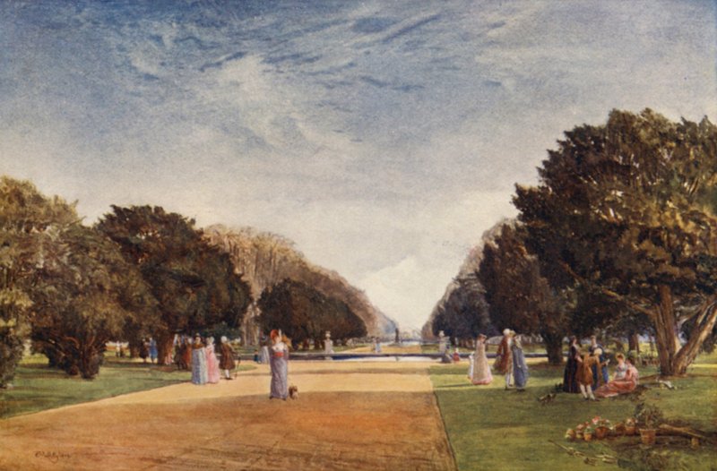 La Grande Avenue, Hampton Court - John Fulleylove