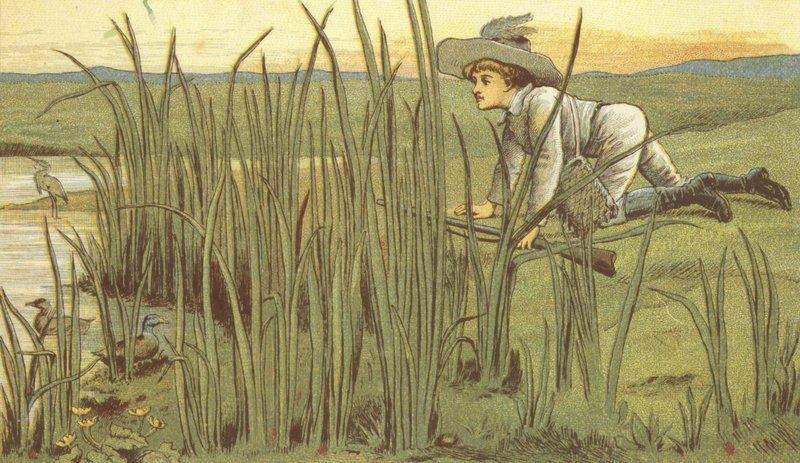 Garçon chassant le canard - John George (after) Sowerby