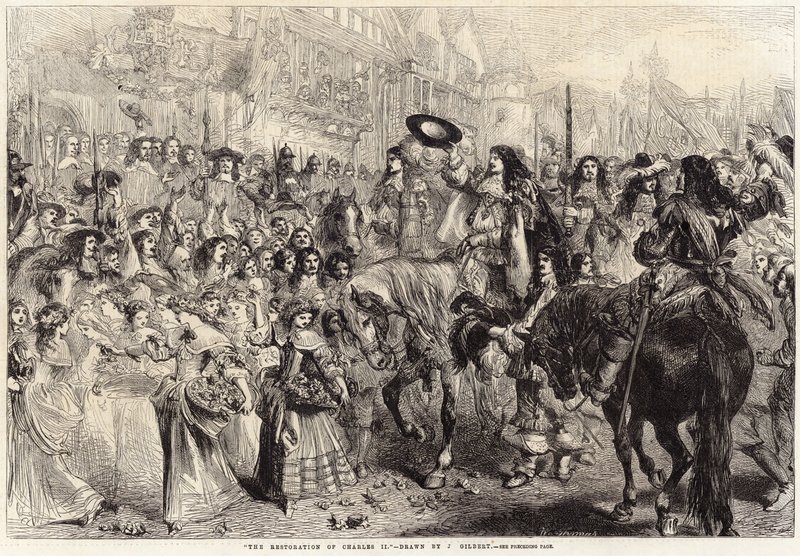La restauration de Charles II - John Gilbert