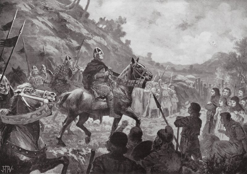 La marche de Guillaume le Conquérant au Pays de Galles - John Harris Valda
