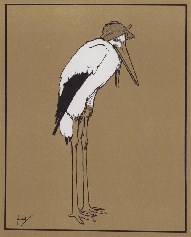 Mais supposons que la cigogne ait une migraine ? - John Hassall
