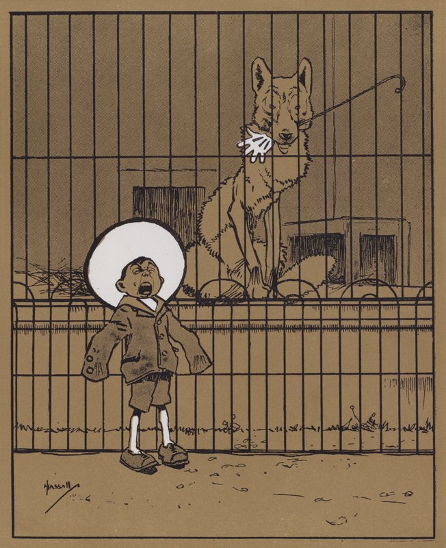 "Les visiteurs qui passent leurs mains à travers les grilles sont priés de s