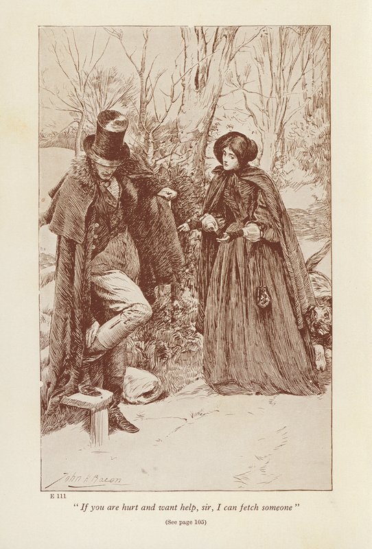 Illustration pour Jane Eyre par Charlotte Bronte - John Henry Frederick (after) Bacon