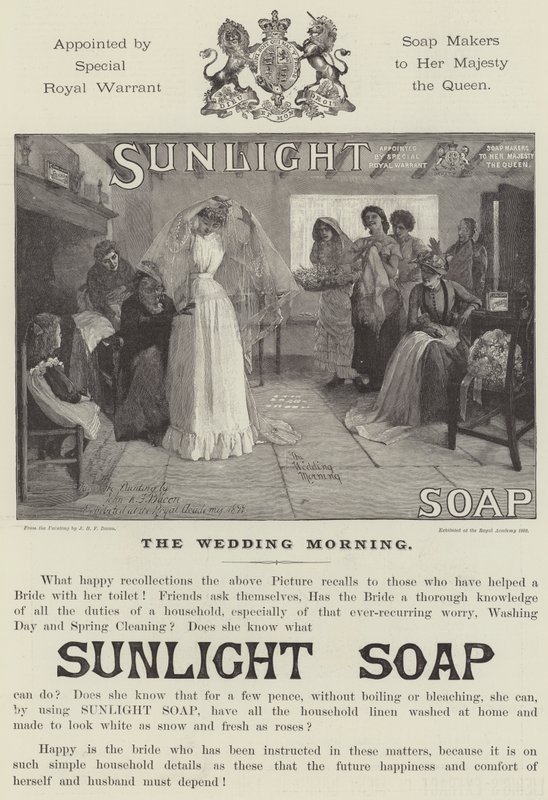 Publicité, Savon Sunlight - John Henry Frederick Bacon
